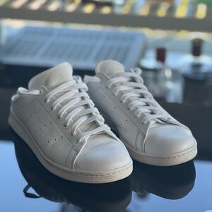 Men’s Size 10 Adidas Stan Smith Mule Triple White